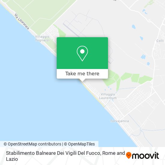 Stabilimento Balneare Dei Vigili Del Fuoco map