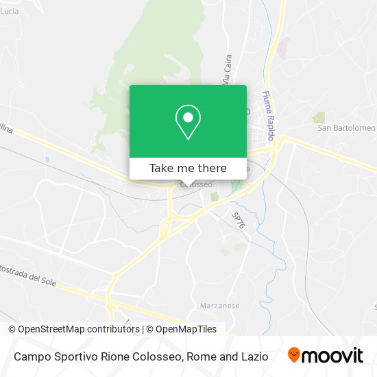 Campo Sportivo Rione Colosseo map