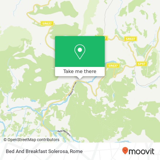 Bed And Breakfast Solerosa map