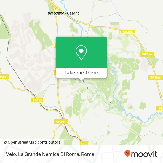 Veio, La Grande Nemica Di Roma map