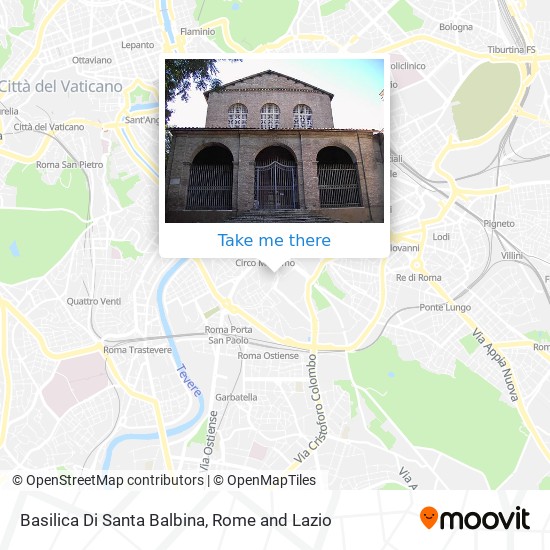 Basilica Di Santa Balbina map
