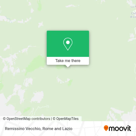 Remissino Vecchio map