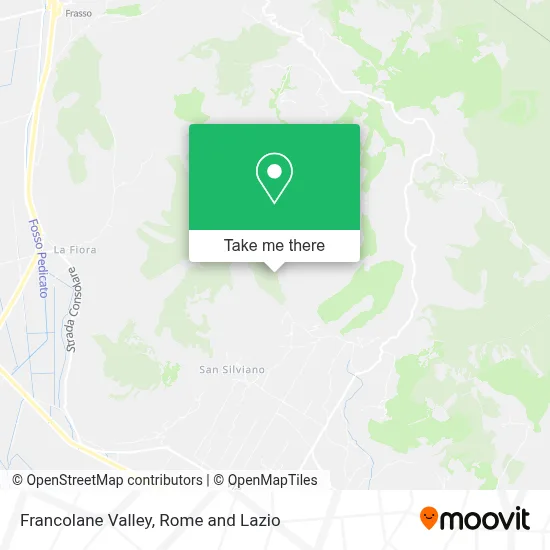 Francolane Valley map