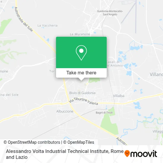 Alessandro Volta Industrial Technical Institute map