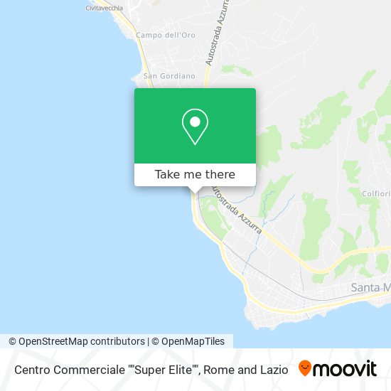 Centro Commerciale ""Super Elite"" map