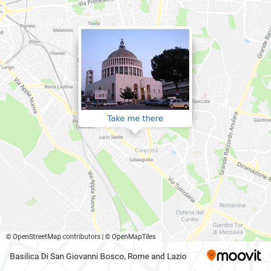 Basilica Di San Giovanni Bosco map