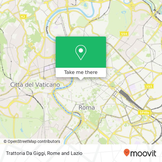 Trattoria Da Giggi map