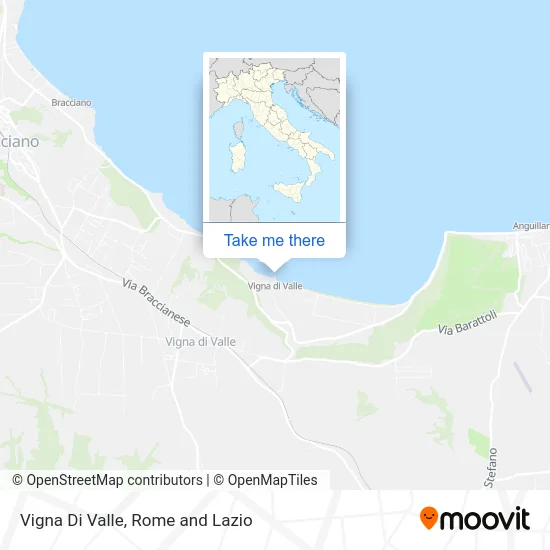 Vigna Di Valle map