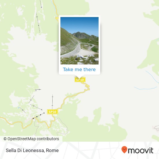 Sella Di Leonessa map