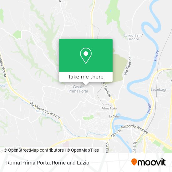Roma Prima Porta map