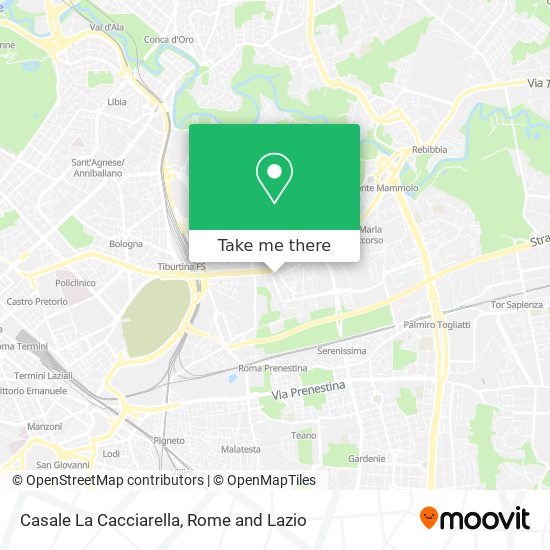 Casale La Cacciarella map