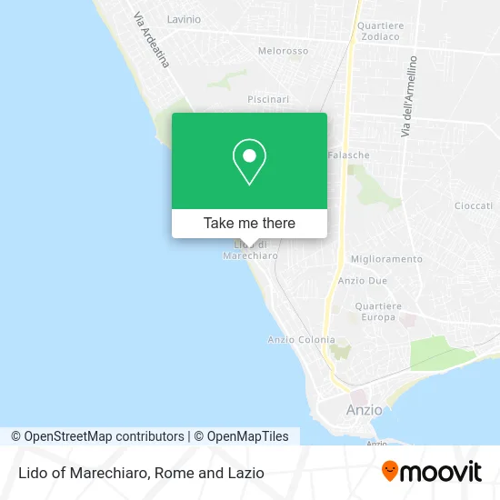 Lido of Marechiaro map
