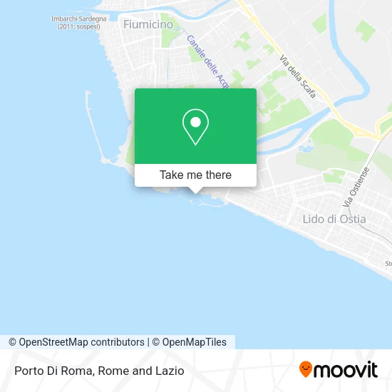 Porto Di Roma map
