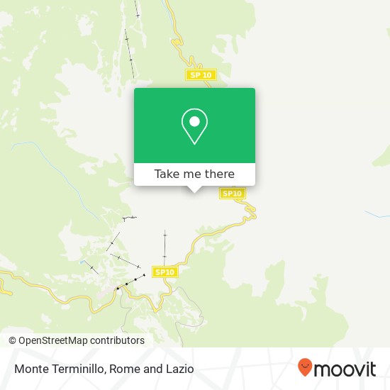 Monte Terminillo map