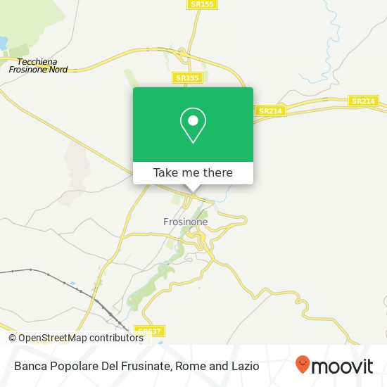 Banca Popolare Del Frusinate map