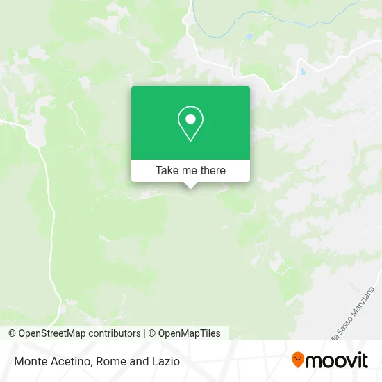 Monte Acetino map