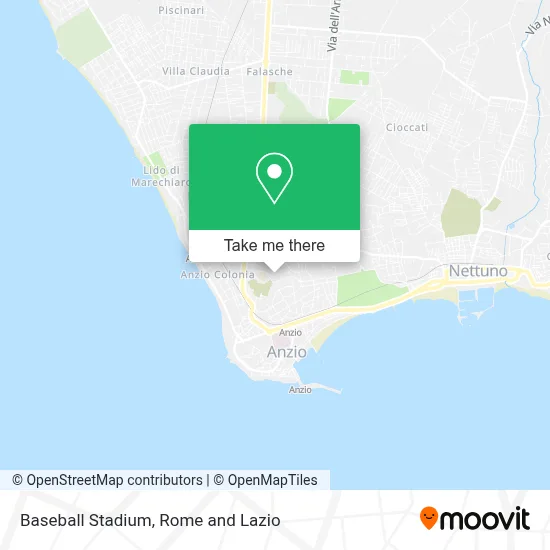 Baseball Stadium map