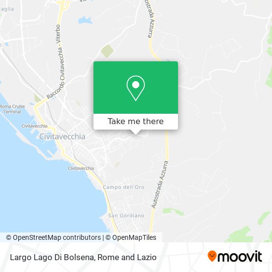Largo Lago Di Bolsena map