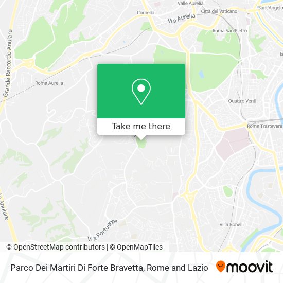 Parco Dei Martiri Di Forte Bravetta map