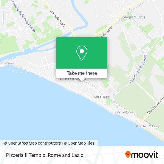 Pizzeria Il Tempio map