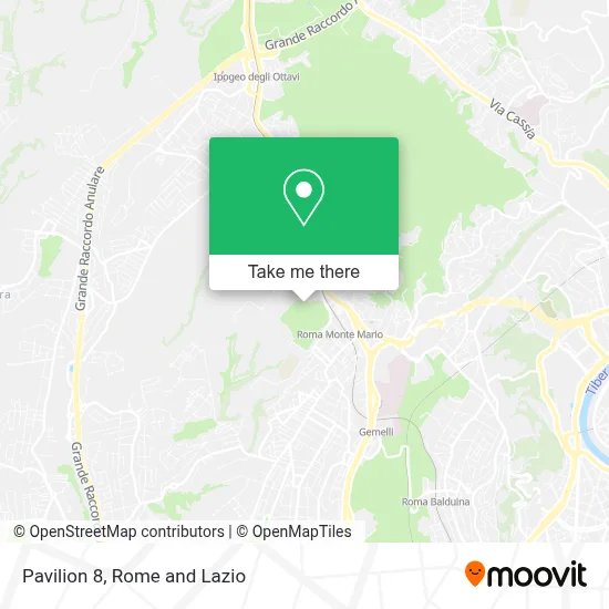 Pavilion 8 map