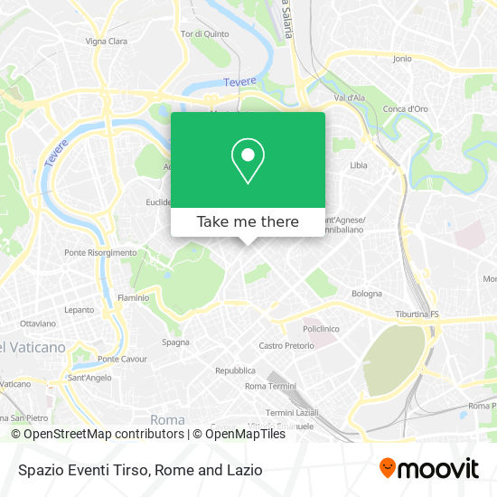 Spazio Eventi Tirso map