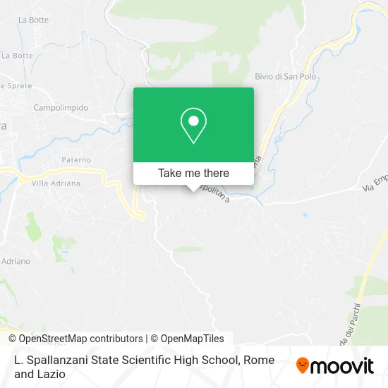 L. Spallanzani State Scientific High School map