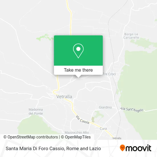 Santa Maria di Foro Cassio map