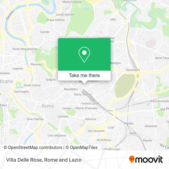 Villa Delle Rose map