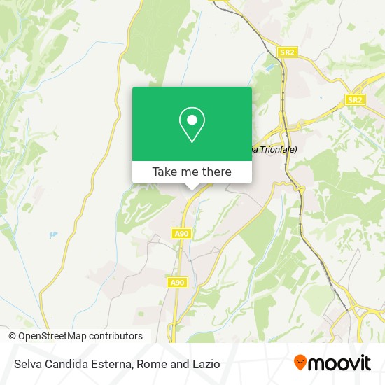 Selva Candida Esterna map