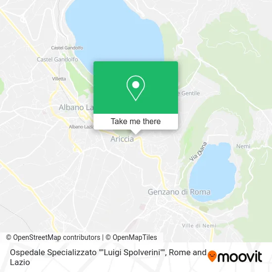 Specialized Hospital "Luigi Spolverini" map