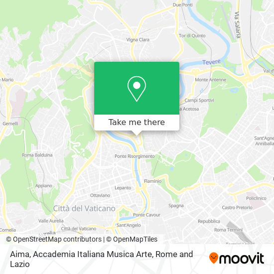 Aima, Accademia Italiana Musica Arte map