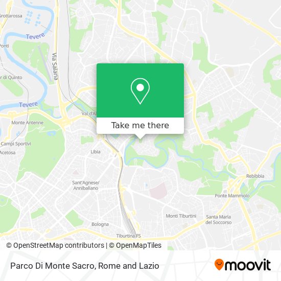 Parco Di Monte Sacro map