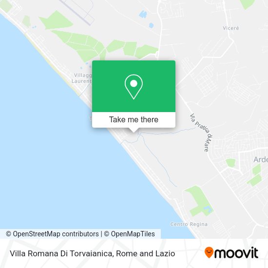 Villa Romana Di Torvaianica map