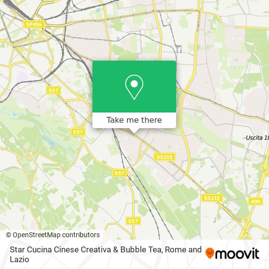 Star Cucina Cinese Creativa & Bubble Tea map