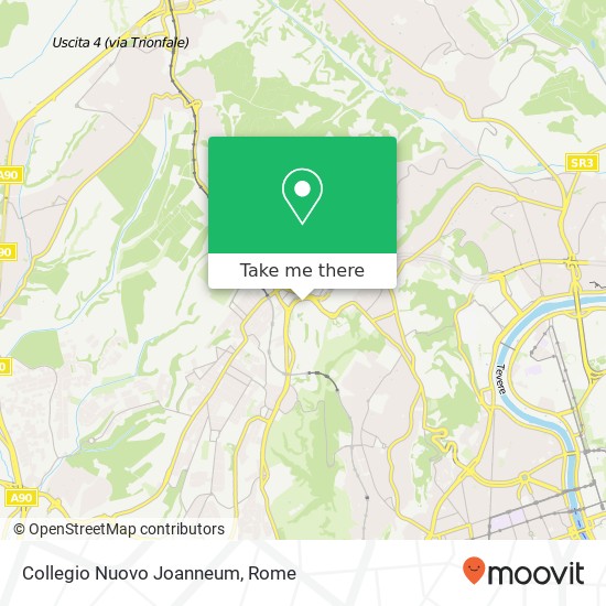 Collegio Nuovo Joanneum map