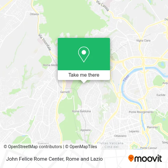 John Felice Rome Center map