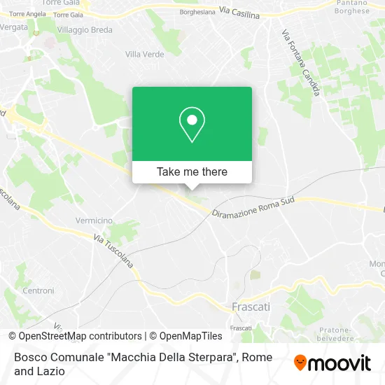 Bosco Comunale "Macchia Della Sterpara" map