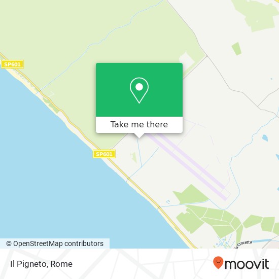 Il Pigneto map
