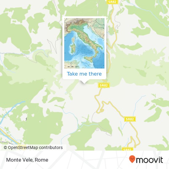 Monte Vele map