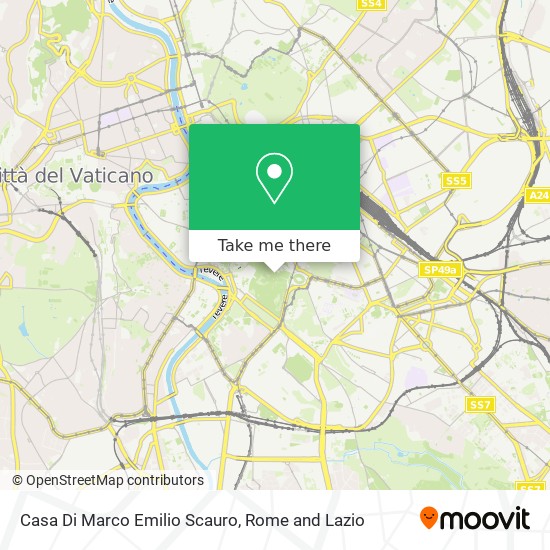 Casa Di Marco Emilio Scauro map