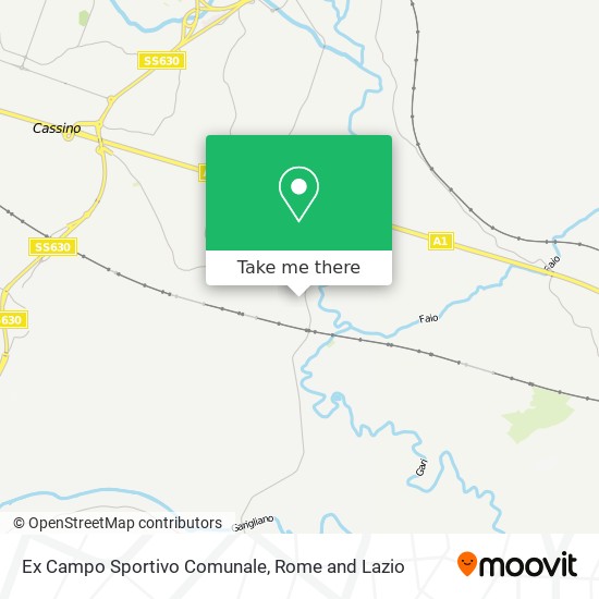 Ex Campo Sportivo Comunale map