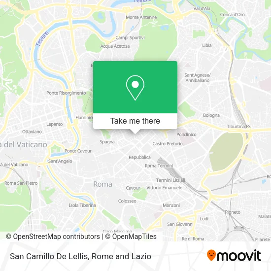 San Camillo De Lellis map