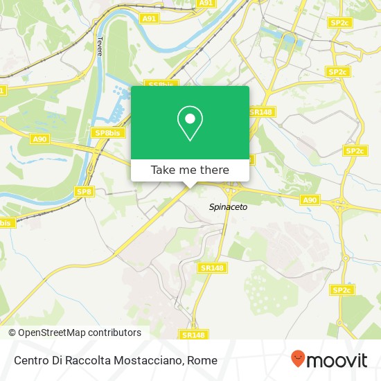 Centro Di Raccolta Mostacciano map
