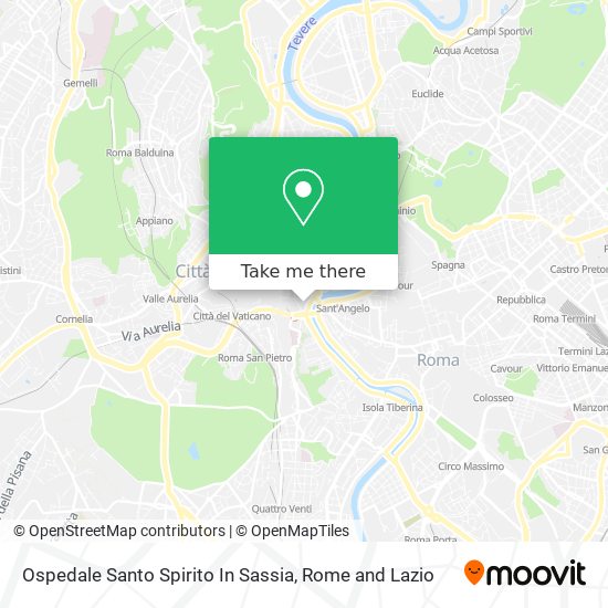Ospedale Santo Spirito In Sassia map