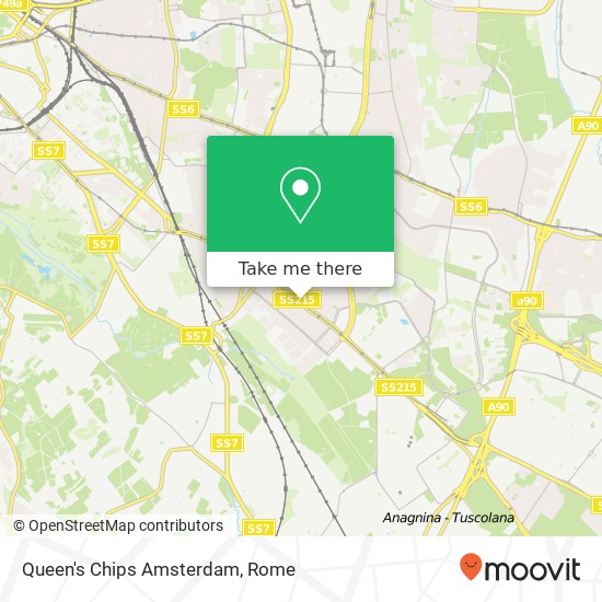 Queen's Chips Amsterdam map