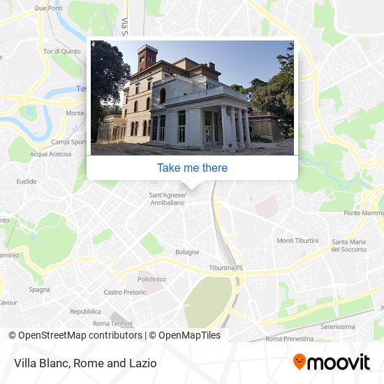 Villa Blanc map