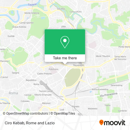 Ciro Kebab map