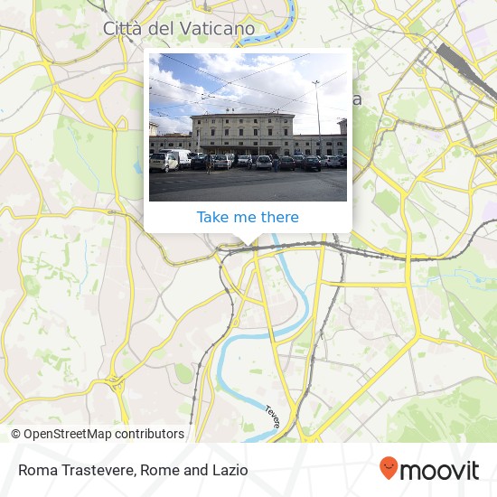 Roma Trastevere map