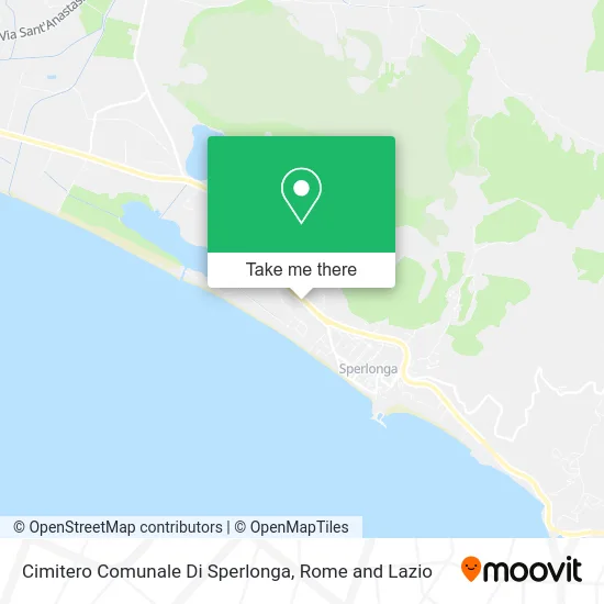 Sperlonga Municipal Cemetery map